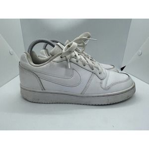 Womens Nike Ebernon Low Triple White Size 7 AQ1779-100